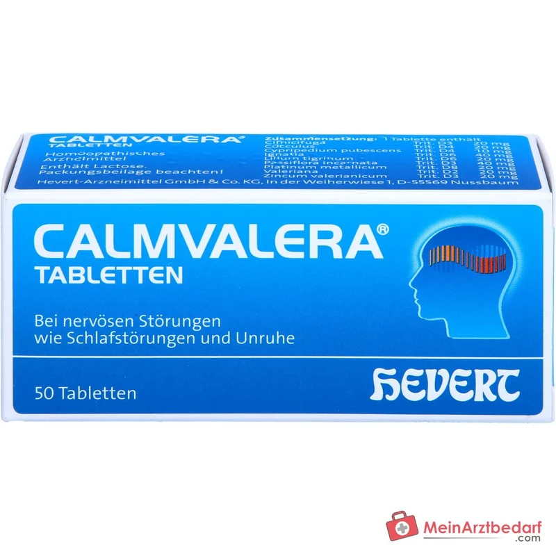 Calmvalera Tabletten Calm‑9‑Komplex (9 Wirkstoffe) 50 Tabletten