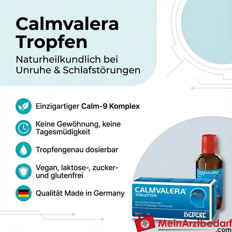 Calmvalera Tropfen Calm‑9‑Komplex (9 Wirkstoffe) 30 ml