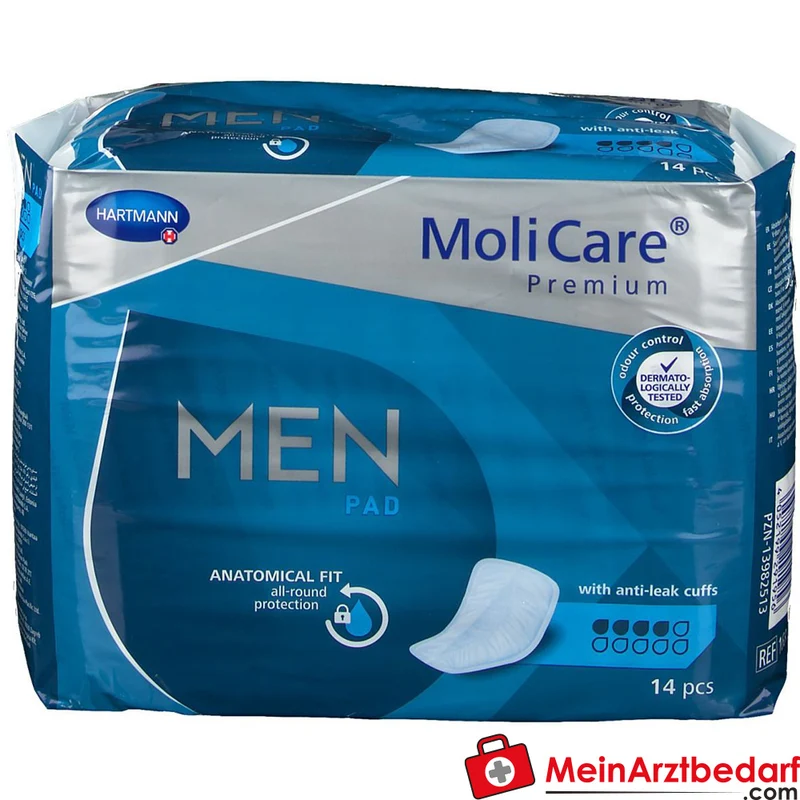 MoliCare Premium MEN Pad 4 Tropfen Einlage für Männer bei leichter bis mittlerer Inkontinenz