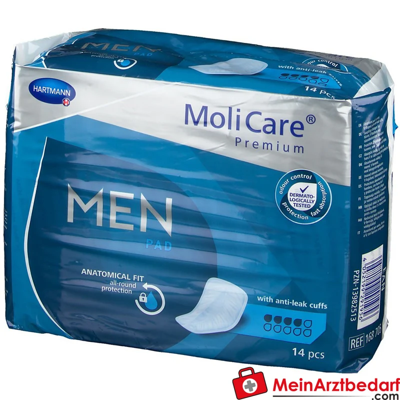 MoliCare Premium MEN Pad 4 Tropfen Einlage für Männer bei leichter bis mittlerer Inkontinenz