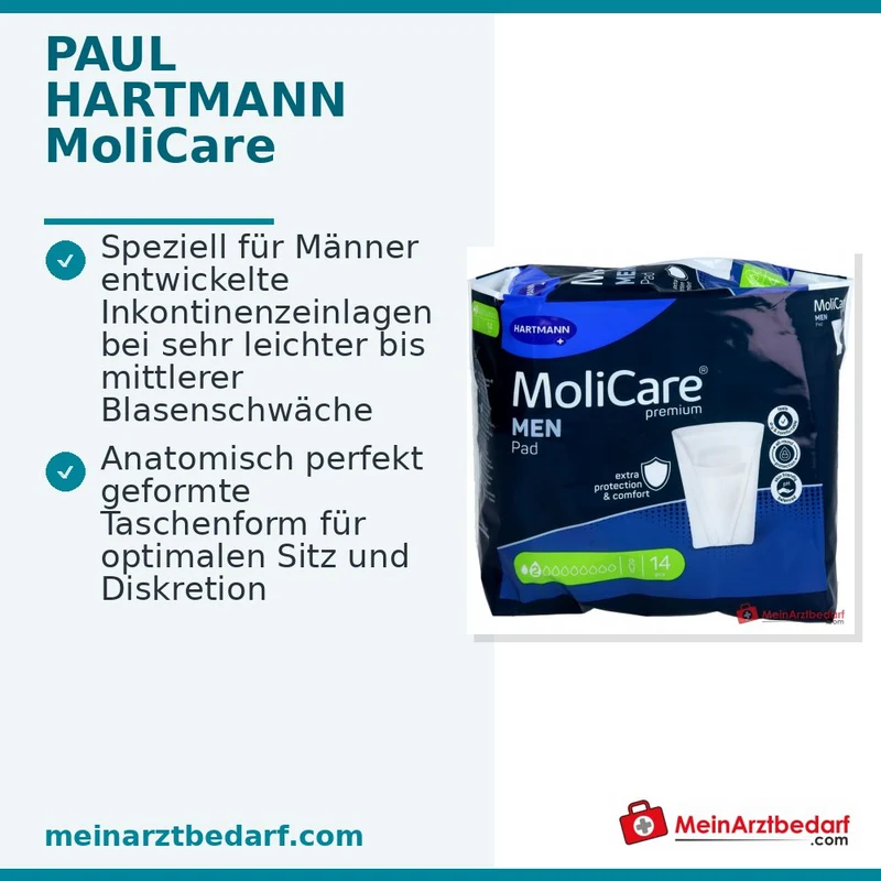 MoliCare® Premium MEN Pad 2 Tropfen Einlage