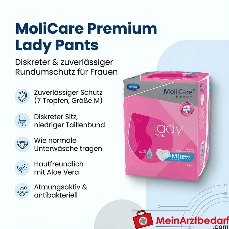 MoliCare Premium Lady Pants 7 Tropfen Gr. M Inkontinenz-Pants
