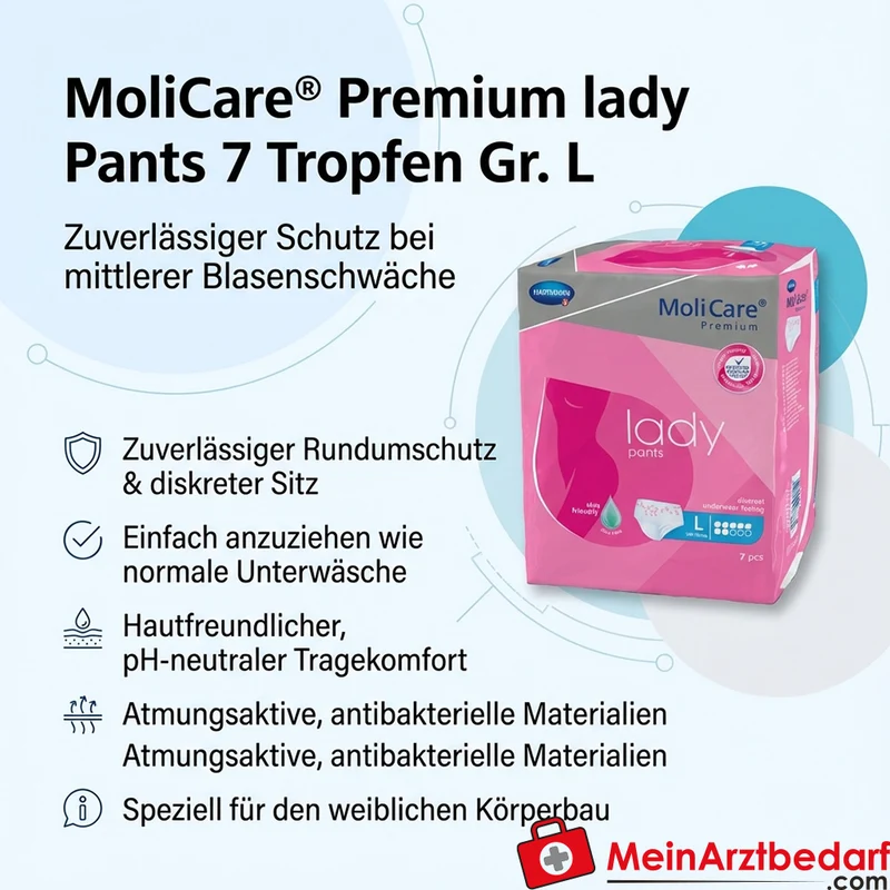 MoliCare Premium lady Pants 7 Tropfen Gr. L