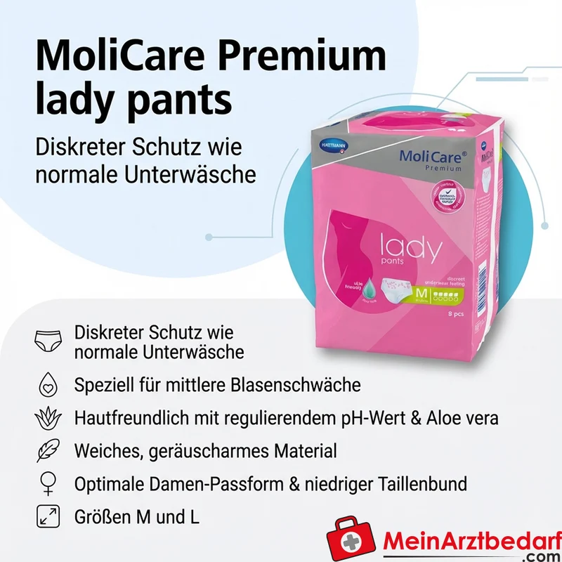 MoliCare Premium lady pants Damen-Inkontinenz-Unterwäsche Gr. M/L