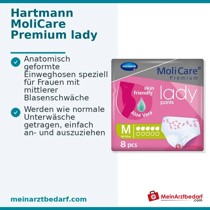 MoliCare Premium lady pants Damen-Inkontinenz-Unterwäsche Gr. M/L