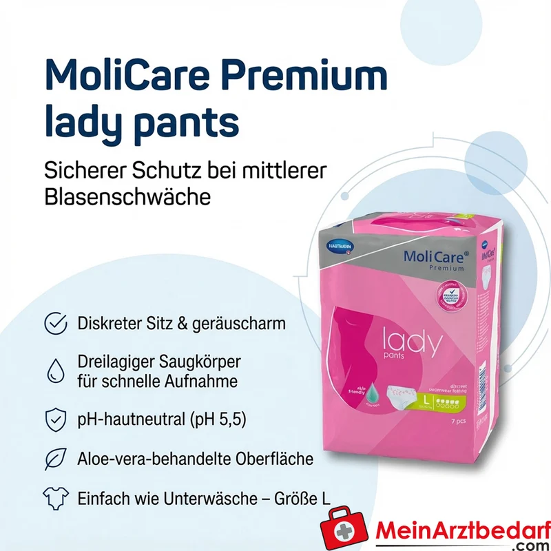 MoliCare Premium Lady Pants Gr. L Inkontinenzhose mittel