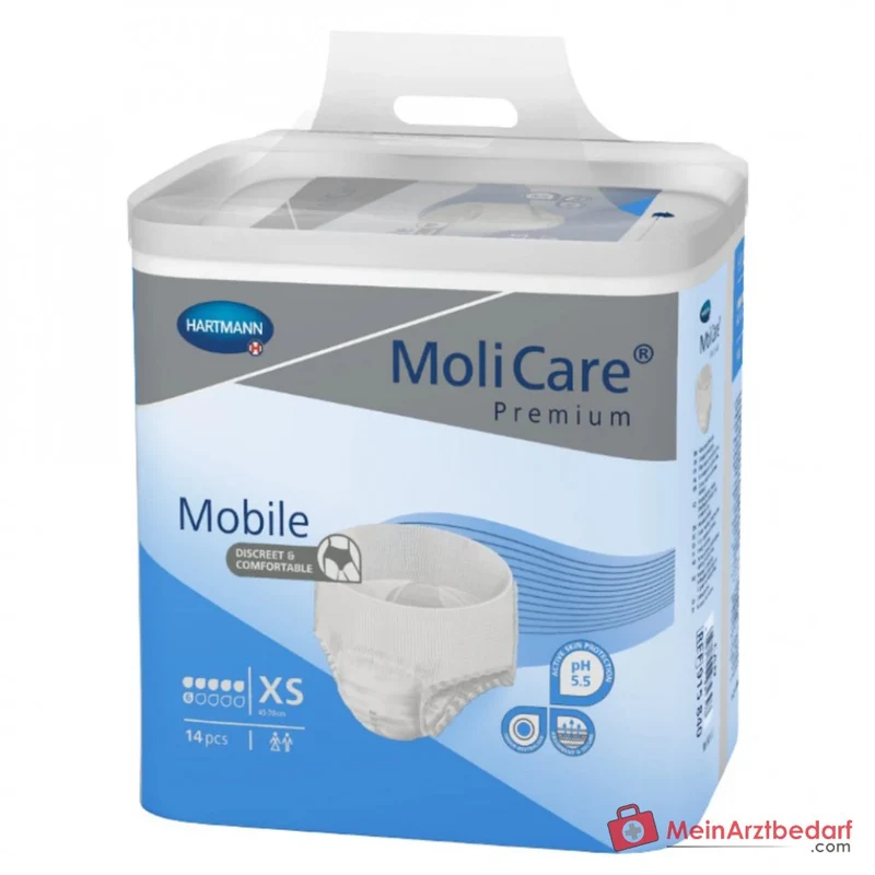 MoliCare Premium Mobile 10 Tropfen Einweghose Größe L, 14 St.