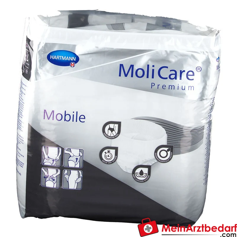 MoliCare Premium Mobile 10 Tropfen Einweghose Größe L, 14 St.