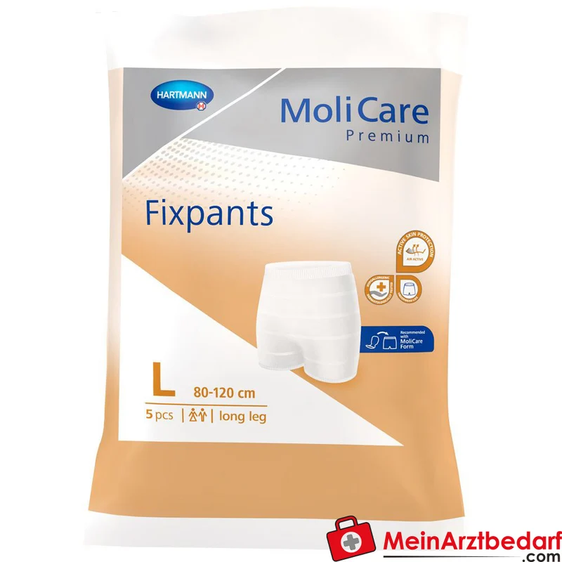 MoliCare Fixpants long leg Fixierhose Gr. L, elastisch langbeinig
