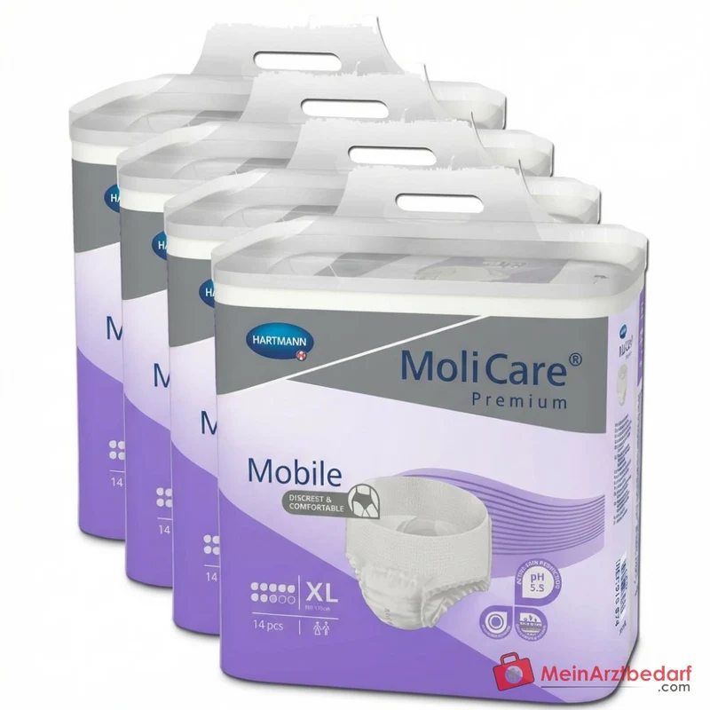 MoliCare Premium Mobile 8 Tropfen Einweghose XL, 56 St.