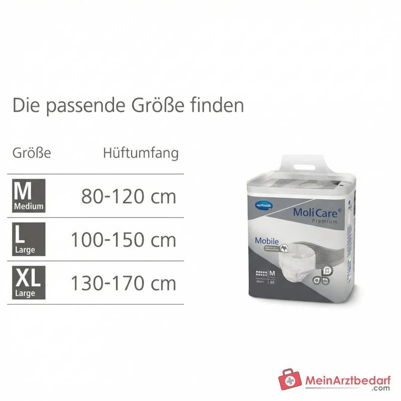 PAUL HARTMANN MoliCare Premium Mobile 8 Tropfen Einweghose, Größe M, 3x14 Stück