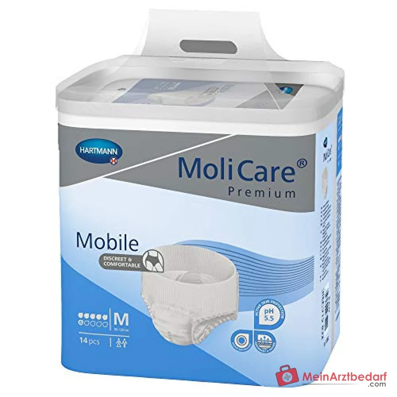 PAUL HARTMANN MoliCare Premium Mobile 8 Tropfen Einweghose, Größe M, 3x14 Stück