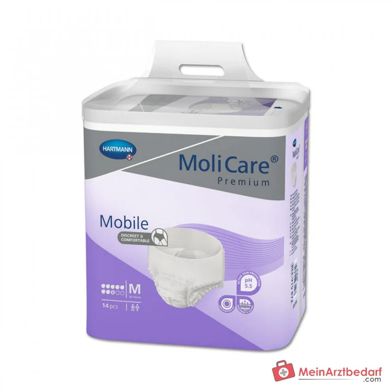 PAUL HARTMANN MoliCare Premium Mobile 8 Tropfen Einweghose, Größe M, 3x14 Stück
