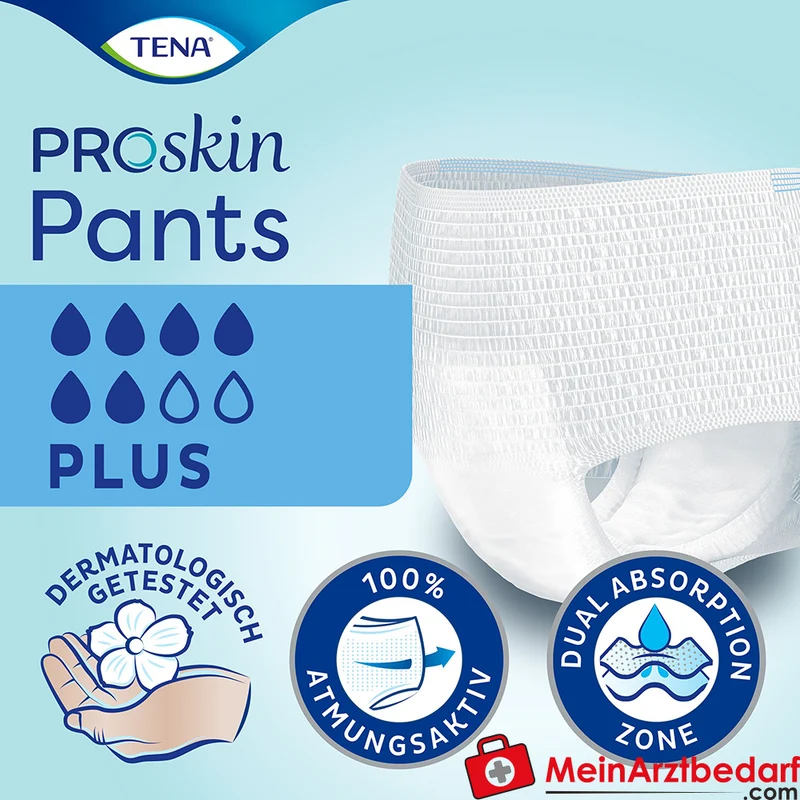 TENA Pants Plus M ConfioFit Einweghosen, 56 St. (4x14 St.)