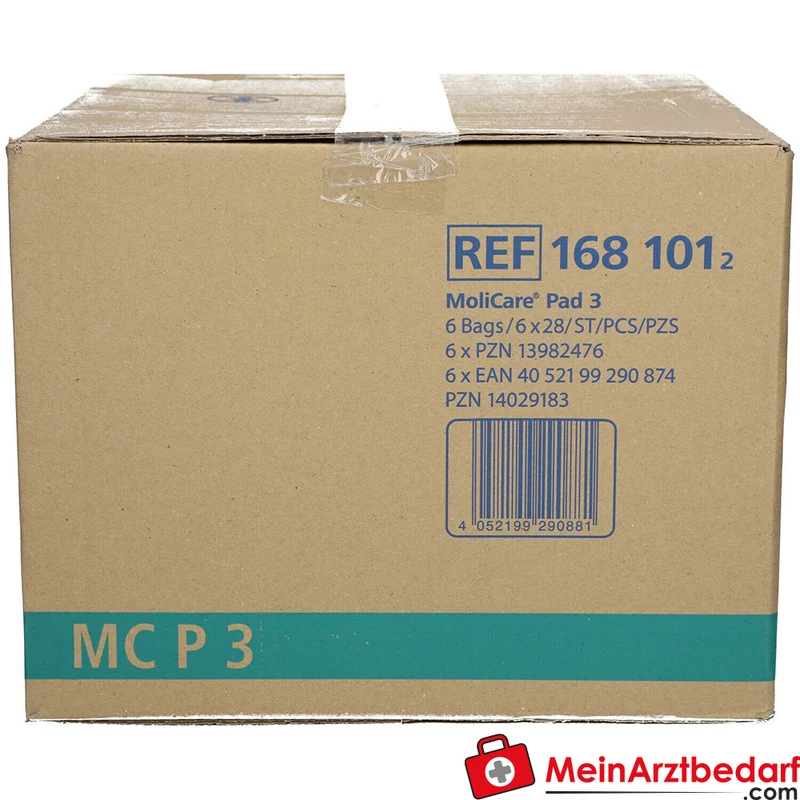 MoliCare Pad 3 Tropfen Einlagen 6 x 28 Stück