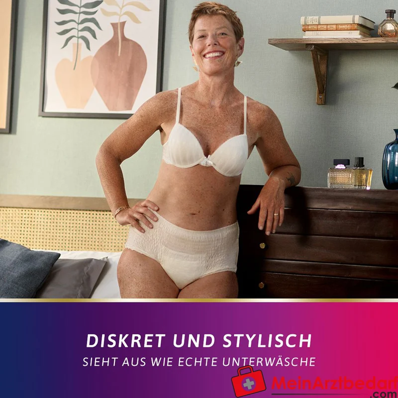 TENA Silhouette Plus Crème Inkontinenz-Pants Gr. L Einweghose