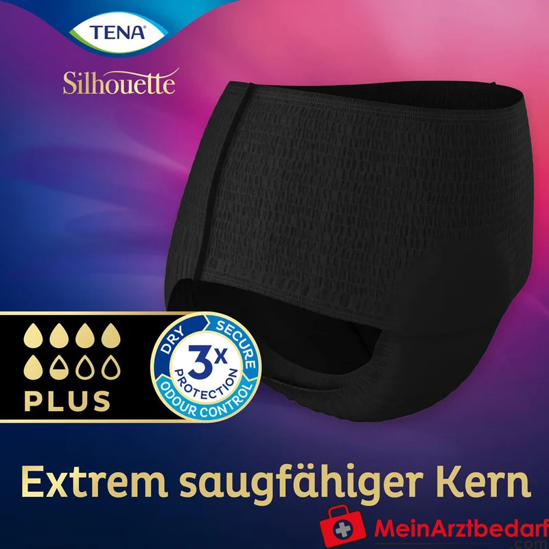 TENA Silhouette Plus Noir Inkontinenz-Pants M 9 Stück