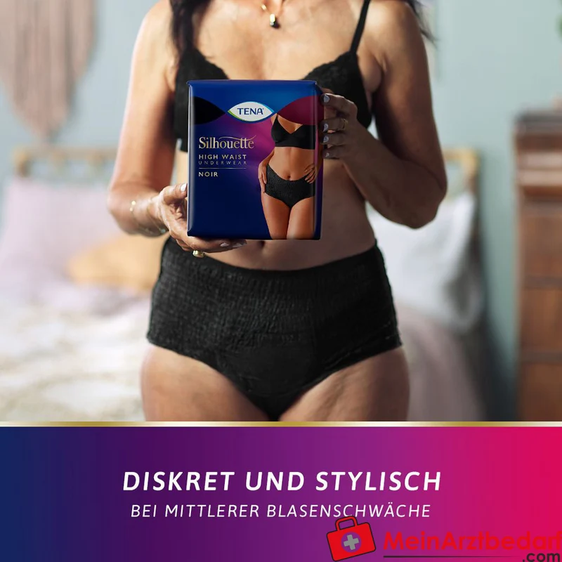 TENA Silhouette Plus Noir Inkontinenz-Pants M 9 Stück