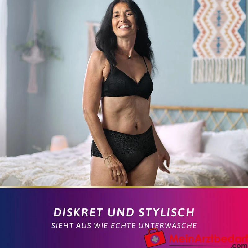 TENA Silhouette Plus Noir Inkontinenz-Pants M 9 Stück