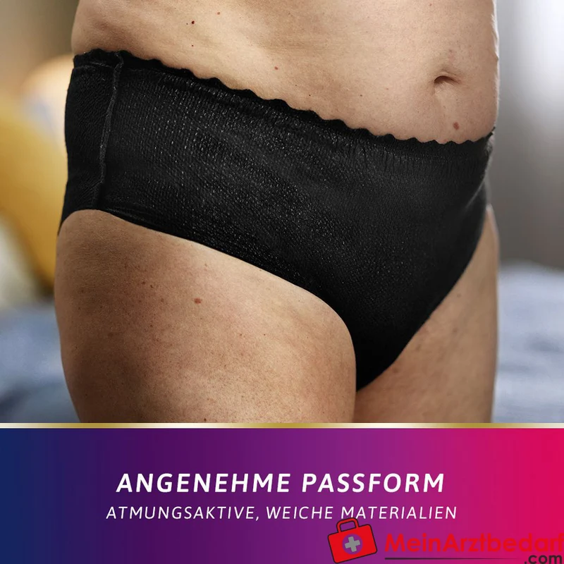 TENA Silhouette Normal Noir Inkontinenz-Pants L mittlere Saugkraft