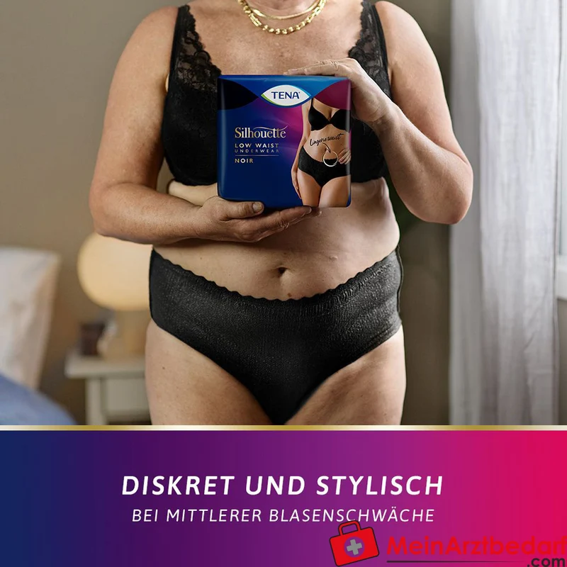 TENA Silhouette Normal Noir Inkontinenz-Pants L mittlere Saugkraft