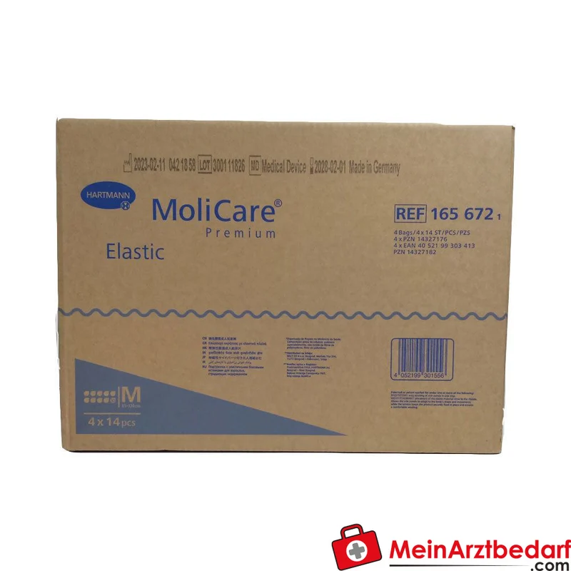 MoliCare Premium Elastic Inkontinenz-Slip 10 Tropfen Gr. M 56 Stück