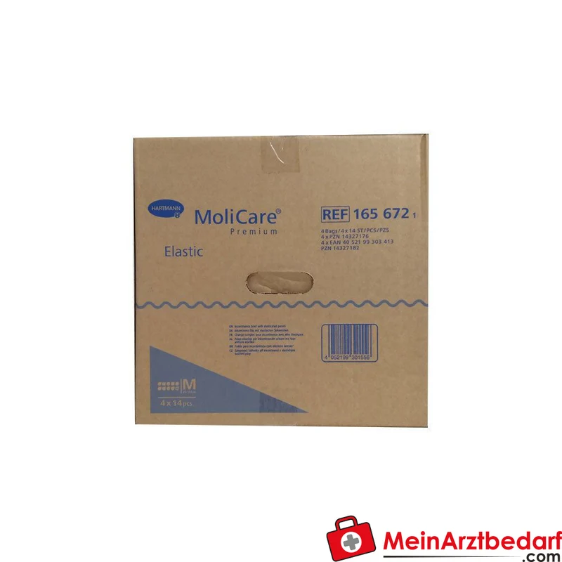 MoliCare Premium Elastic Inkontinenz-Slip 10 Tropfen Gr. M 56 Stück