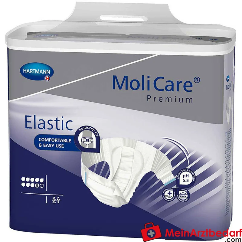 MOLICARE Premium Elastic Slip 9 Tropfen XL Inkontinenzslip 14 Stück