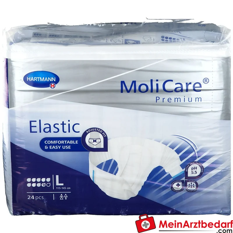 MoliCare Premium Elastic Inkontinenzslip 9 Tropfen Größe L