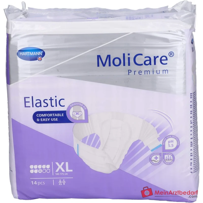 MoliCare Premium Elastic Inkontinenz-Slip 8 Tropfen Größe XL