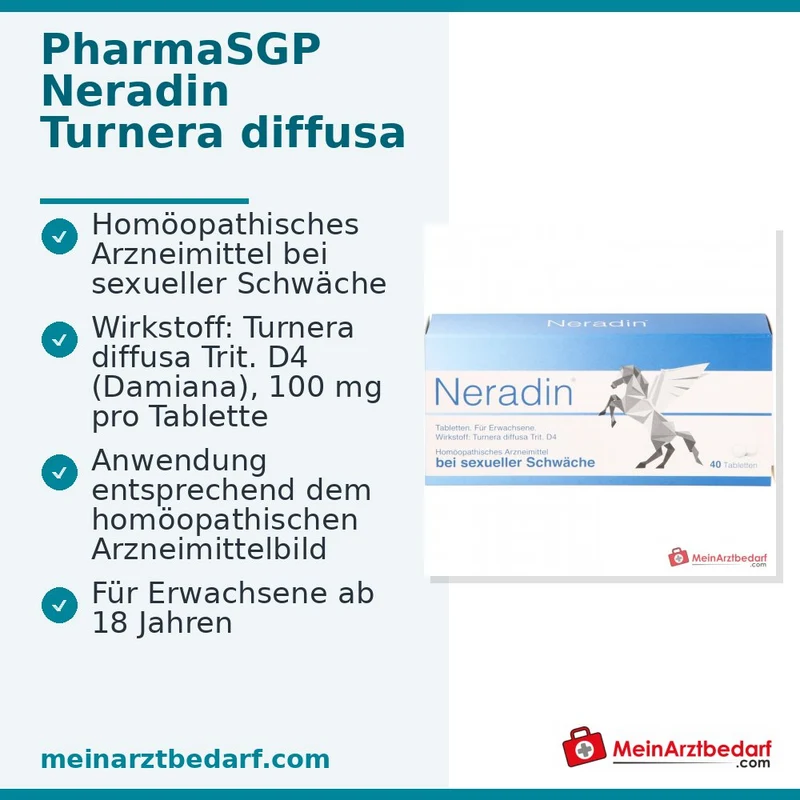 PharmaSGP Neradin Turnera diffusa D4 Tabletten, 20 St.