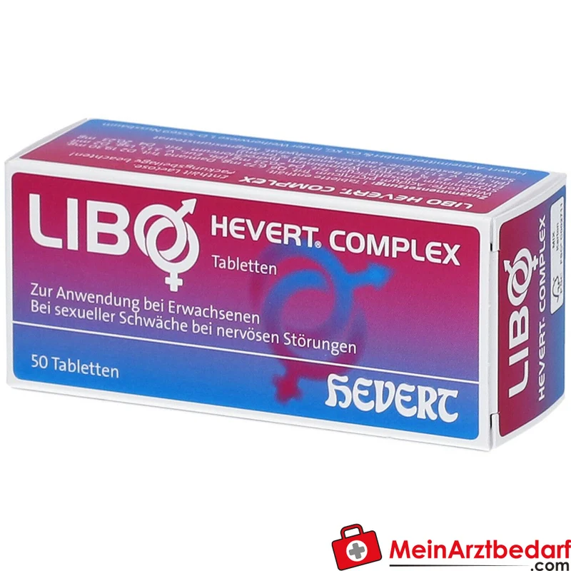 Hevert Libo Complex homöopathische Tabletten mit Acidum picrinicum und Damiana 100 Stück