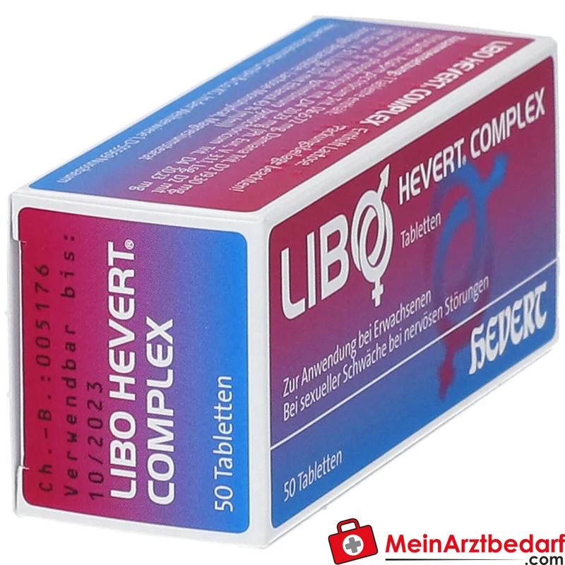 Hevert Libo Complex homöopathische Tabletten mit Acidum picrinicum und Damiana 100 Stück