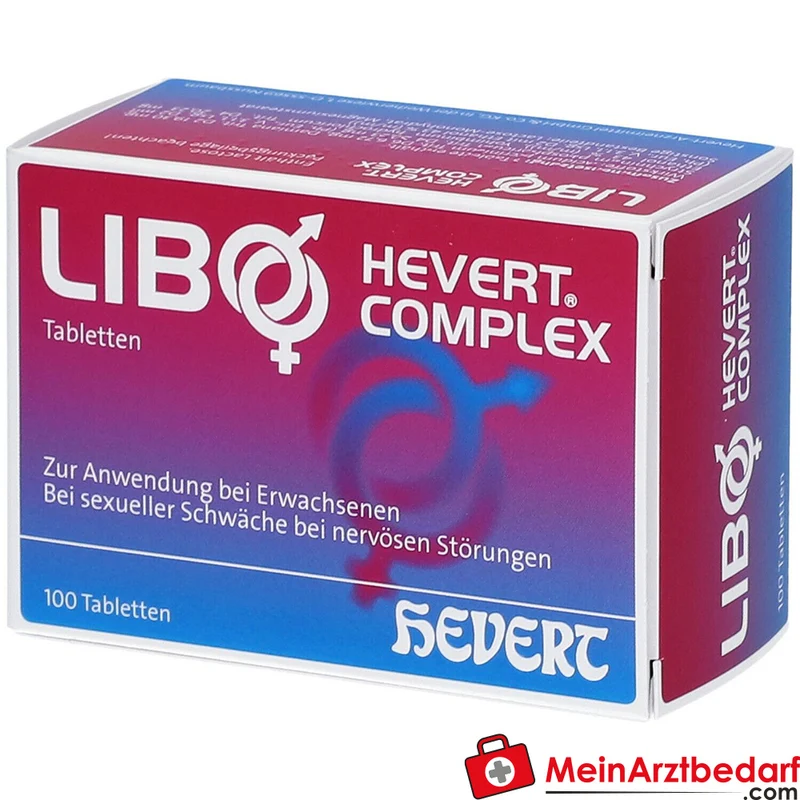 Hevert Libo Complex homöopathische Tabletten mit Acidum picrinicum und Damiana 100 Stück