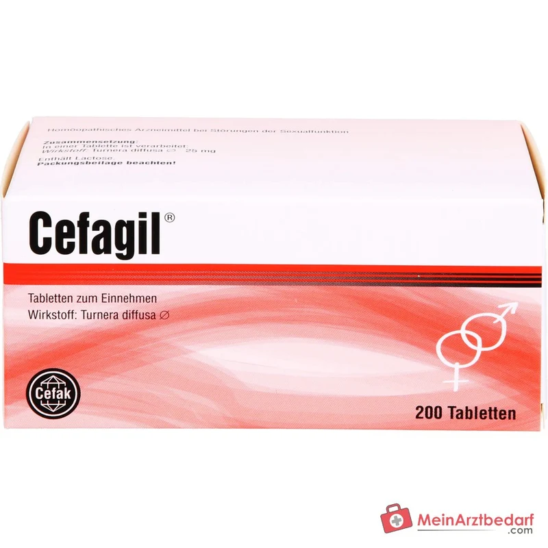 Cefagil 25 mg Turnera diffusa Urtinktur Tabletten 100 St
