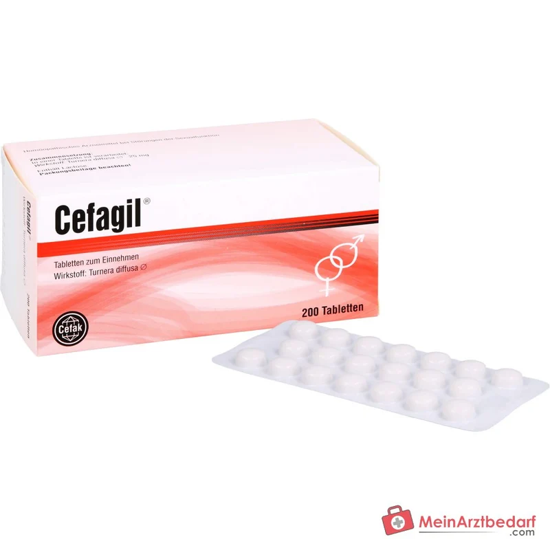Cefagil 25 mg Turnera diffusa Urtinktur Tabletten 100 St