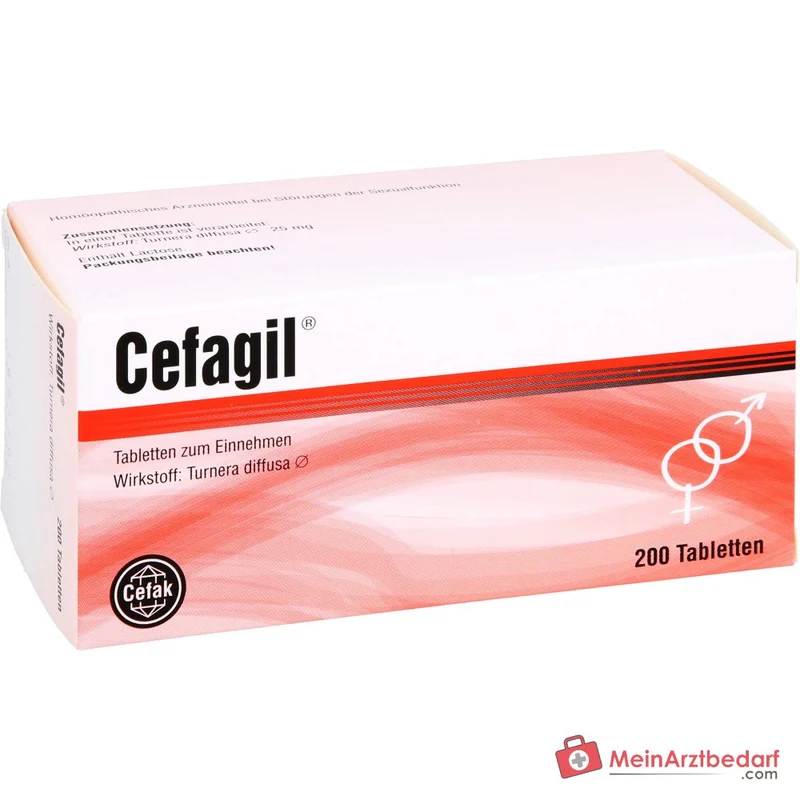 Cefagil 25 mg Turnera diffusa Urtinktur Tabletten 100 St