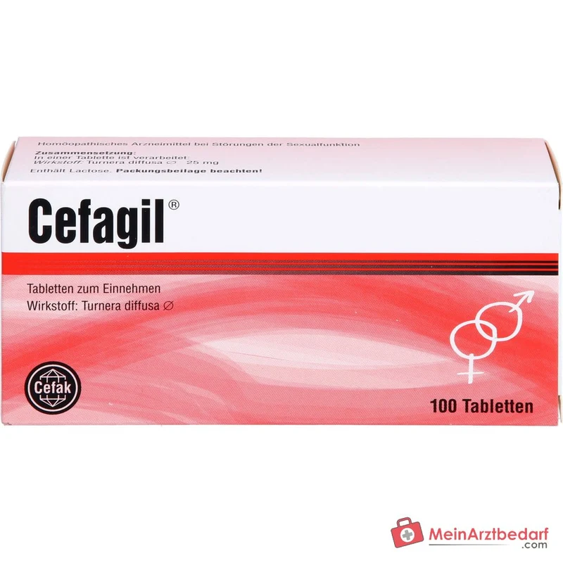 Cefagil 25 mg Turnera diffusa Urtinktur Tabletten 100 St
