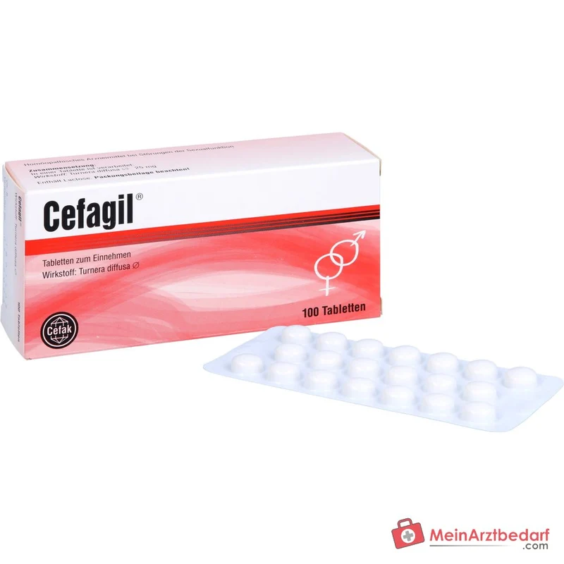 Cefagil 25 mg Turnera diffusa Urtinktur Tabletten 100 St
