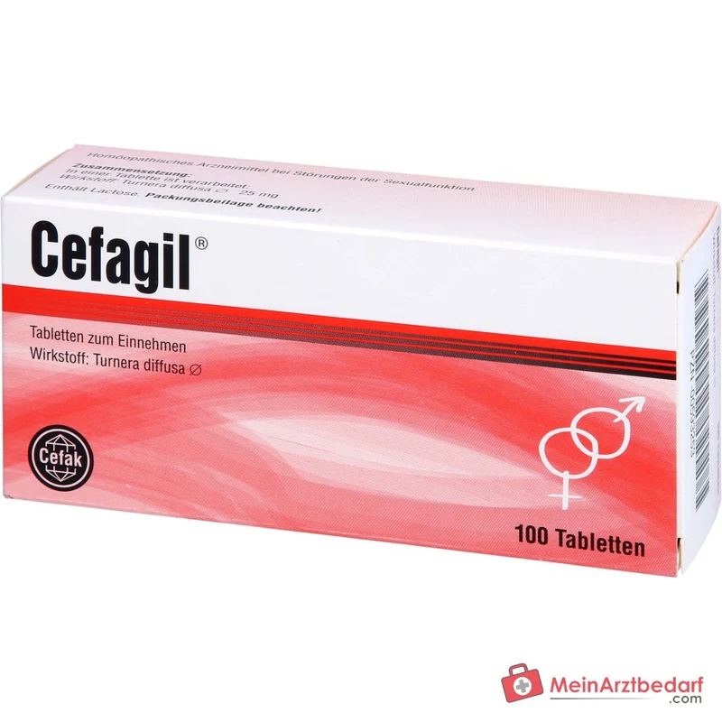 Cefagil 25 mg Turnera diffusa Urtinktur Tabletten 100 St