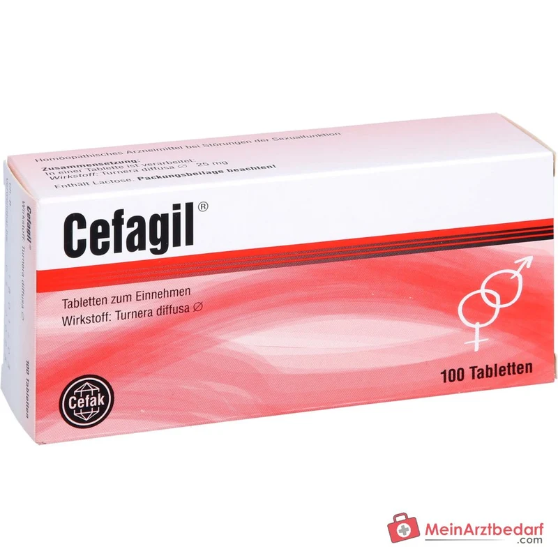 Cefagil 25 mg Turnera diffusa Urtinktur Tabletten 100 St