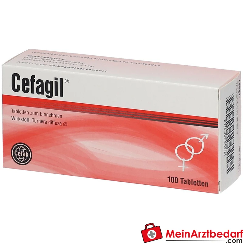 Cefagil 25 mg Turnera diffusa Urtinktur Tabletten 100 St