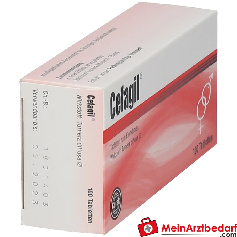 Cefagil 25 mg Turnera diffusa Urtinktur Tabletten 100 St