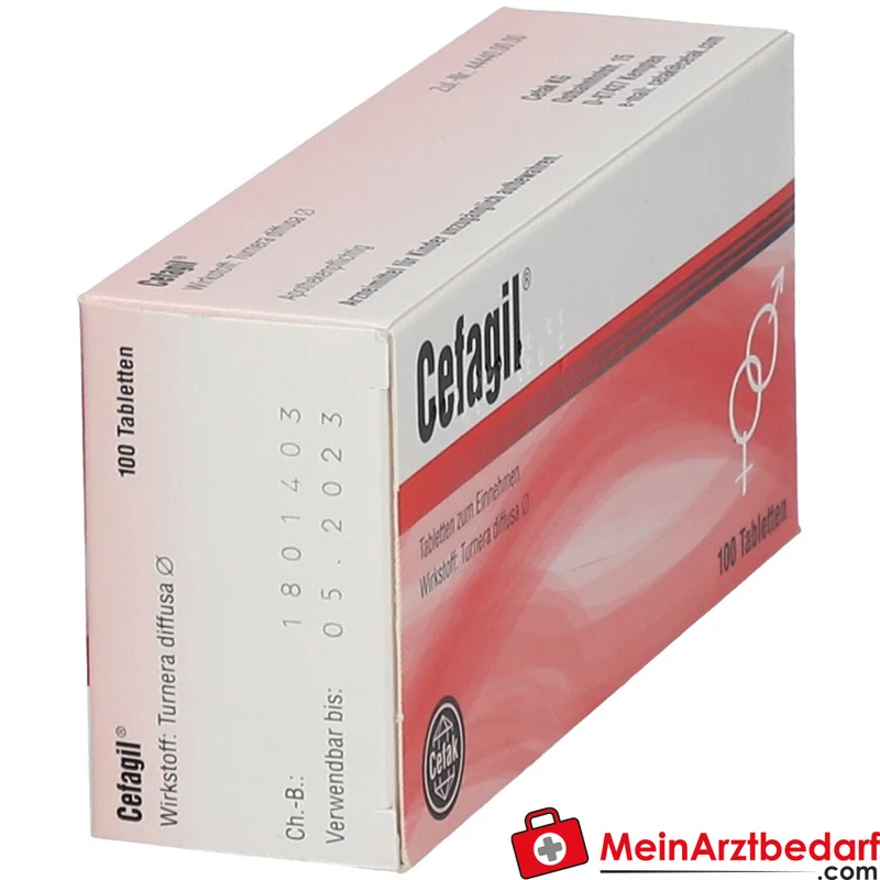 Cefagil 25 mg Turnera diffusa Urtinktur Tabletten 100 St