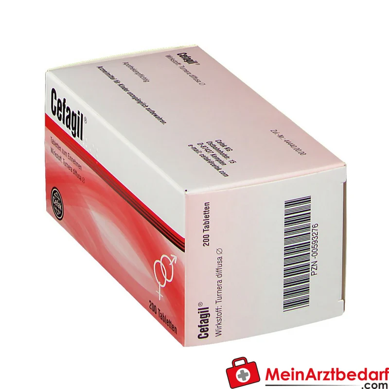Cefagil 25 mg Turnera diffusa Urtinktur Tabletten 100 St