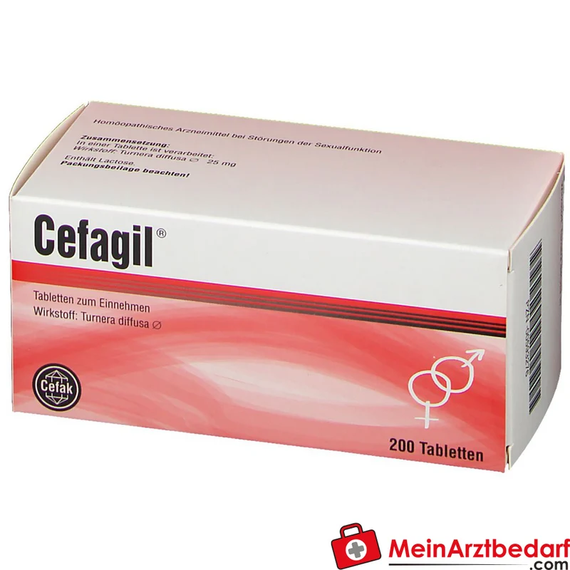 Cefagil 25 mg Turnera diffusa Urtinktur Tabletten 100 St