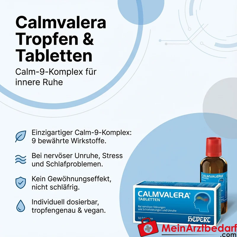 Calmvalera Tropfen Calm-9-Komplex homöopathisches Arzneimittel 100 ml