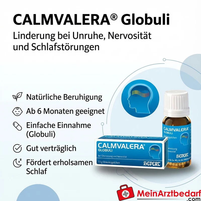Calmvalera Globuli Avena sativa D2, Nux vomica D5, Zincum valerianicum D3 7,5 g