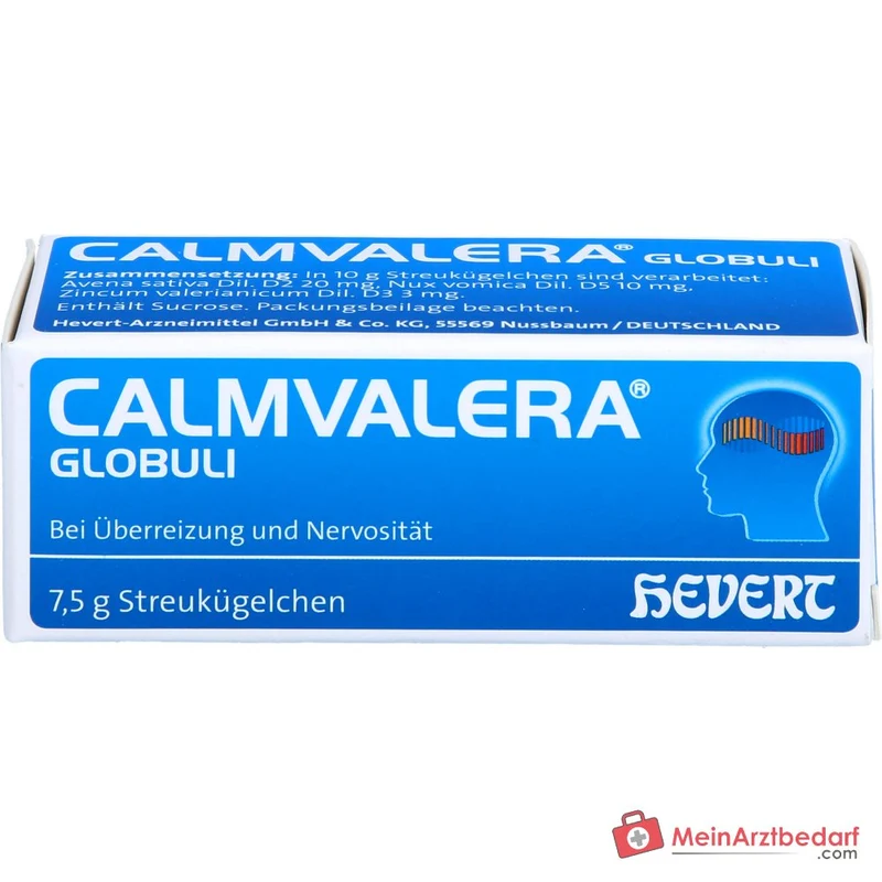 Calmvalera Globuli Avena sativa D2, Nux vomica D5, Zincum valerianicum D3 7,5 g