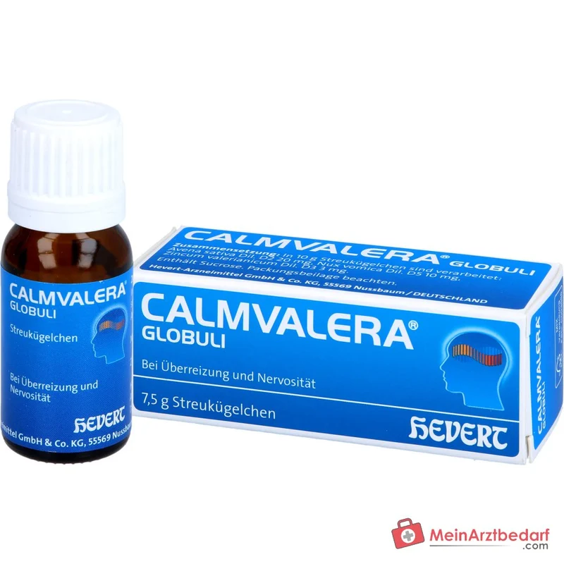 Calmvalera Globuli Avena sativa D2, Nux vomica D5, Zincum valerianicum D3 7,5 g
